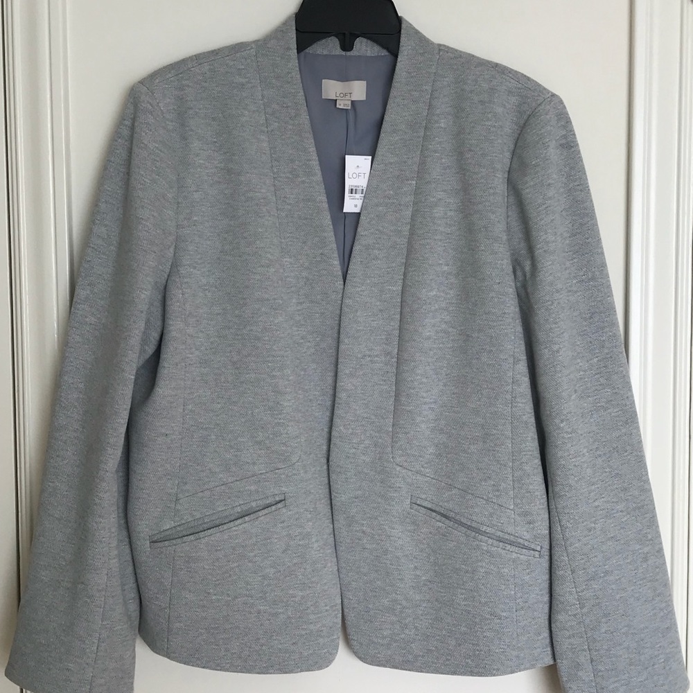Loft Gray Blazer / NWT